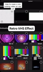 Retro VHS Effect