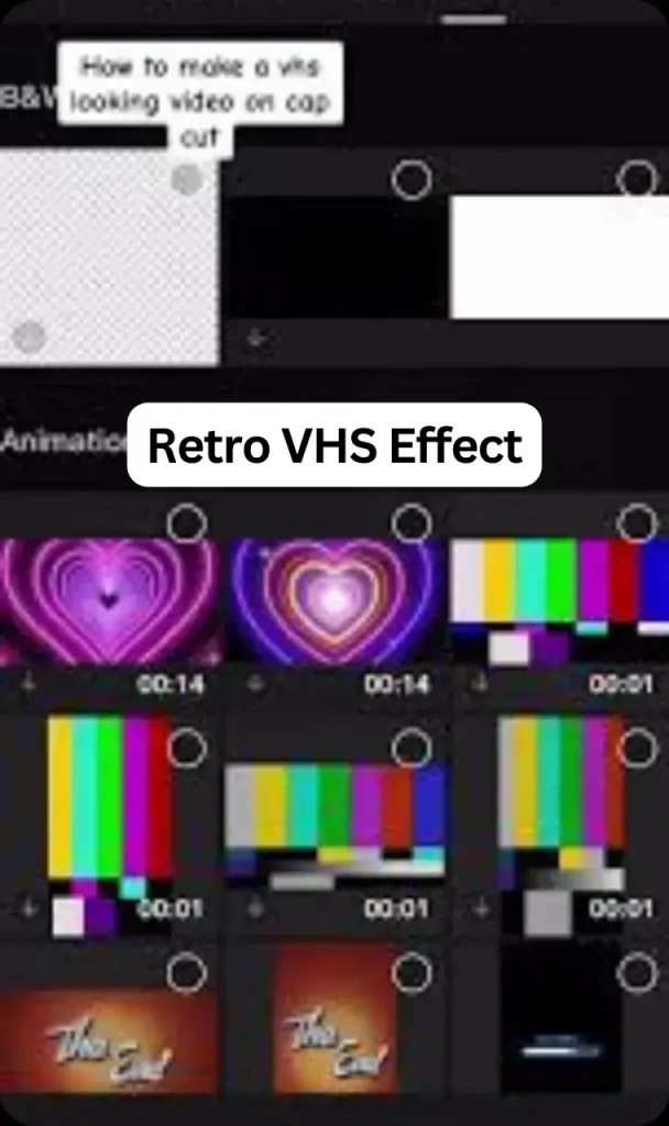 Retro VHS Effect