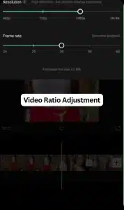 Video Ratio Adjustment